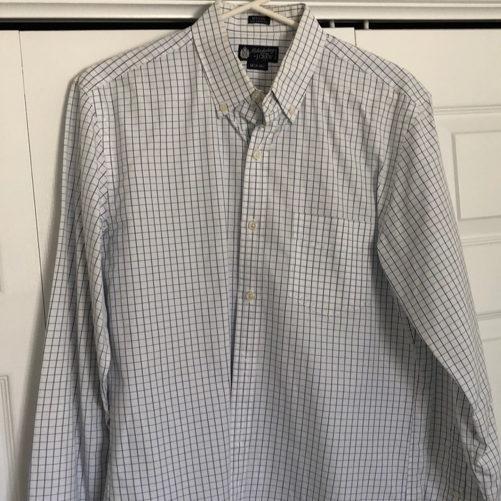 J Crew Medium (15-15.5) 80’s 2-Ply Shirt.